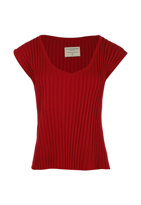 CHERRY KNIT TOP