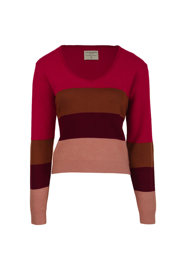 MIX BERRIES SHORT KNIT SWEATER