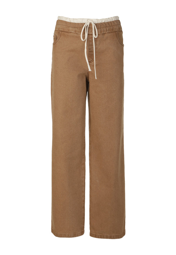 MOCCHA LATTE BOXER DENIM PANT