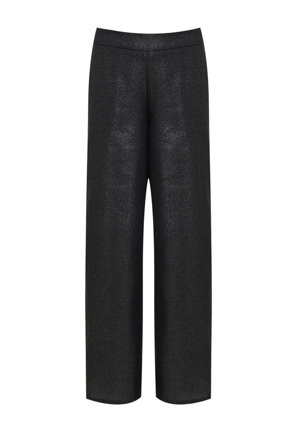 SLOPPY PANT NEGRO METALIC