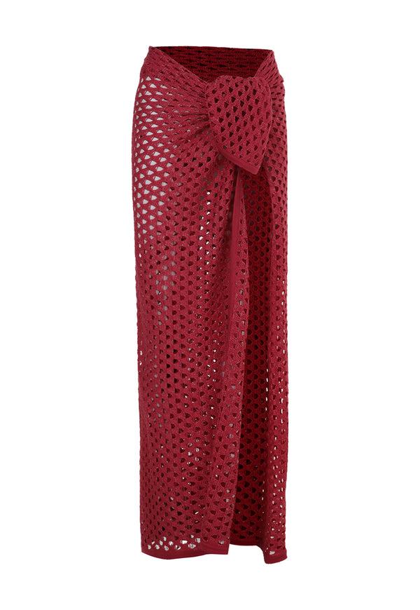 CAPRICHOSA KNIT SARONG SALMON